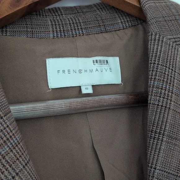 FrenchMauve Jackie Glen Oversized Longline Jacket Size S - Picture 6 of 9